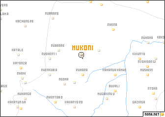 map of Mukoni