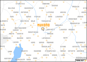 map of Mukono