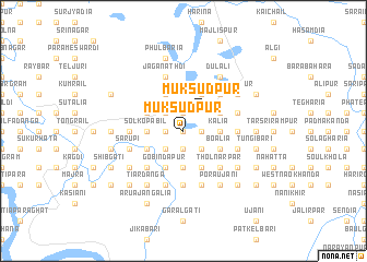 map of Muksūdpur