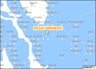 map of Mukulwamwandi