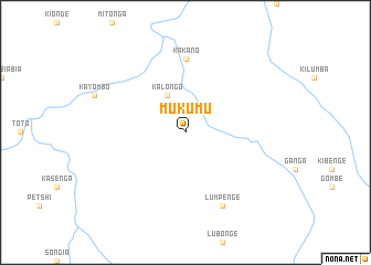 map of Mukumu