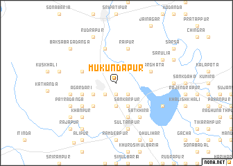 map of Mukundapur