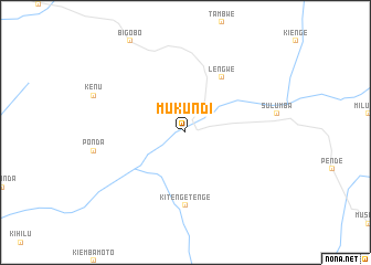 map of Mukundi