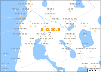 map of Mukwakwa