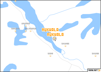 map of Mukwala