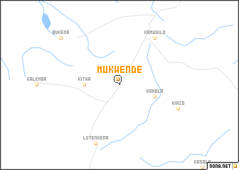 map of Mukwende