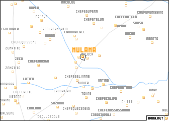 map of Mulama