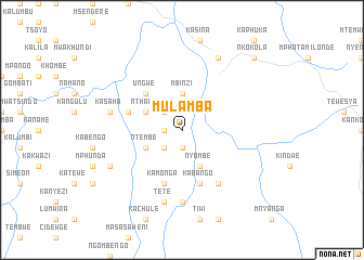 map of Mulamba