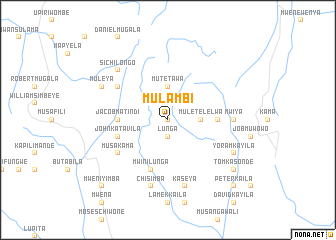 map of Mulambi