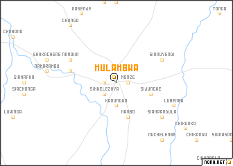 map of Mulambwa