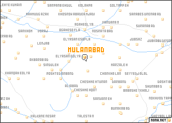 map of Mūlānābād