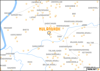map of Mulān Dhok