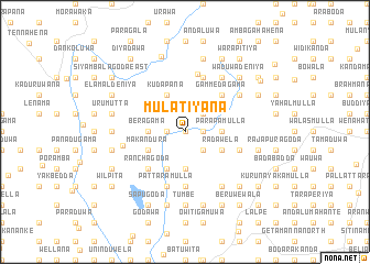 map of Mulatiyana