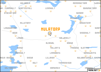 map of Mulatorp