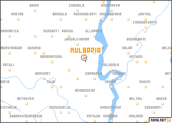 map of Mulbāria