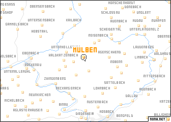 map of Mülben