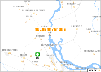 map of Mulberry Grove