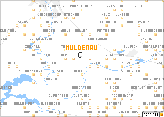 map of Muldenau