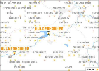 map of Muldenhammer