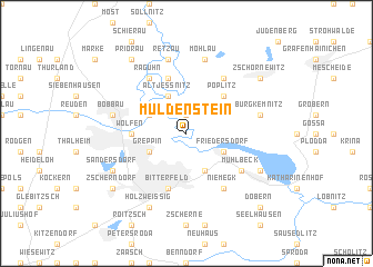 map of Muldenstein