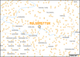 map of Muldongttuk