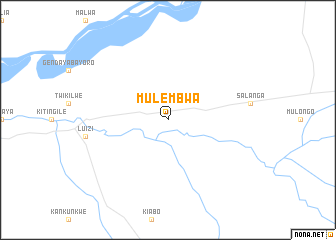 map of Mulembwa