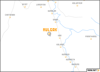 map of Mulgak