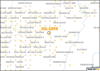 map of Mulgama