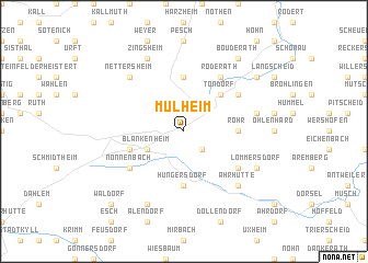 map of Mülheim