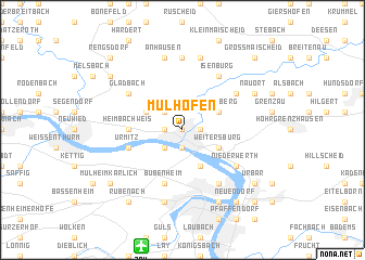 map of Mülhofen