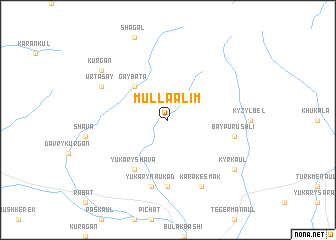 map of Mulla-Alim