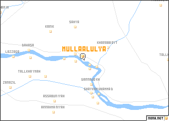 map of Mullā al ‘Ulyā