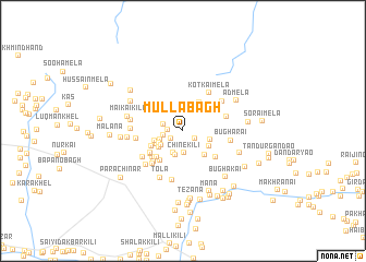 map of Mulla Bāgh