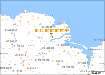 map of Mullaghnacross