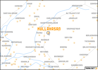 map of Mullā Ḩasan