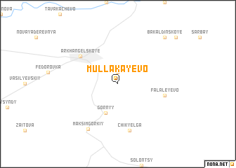 map of Mullakayevo