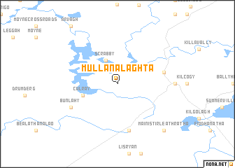 map of Mullanalaghta