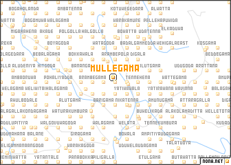 map of Mullegama