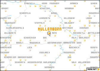 map of Müllenborn