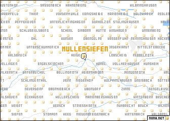 map of Müllensiefen