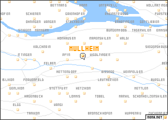 map of Müllheim