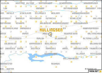 map of Müllingsen