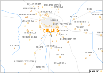 map of Mullins