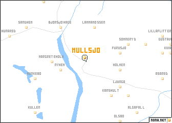 map of Mullsjö