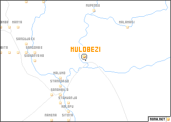 map of Mulobezi