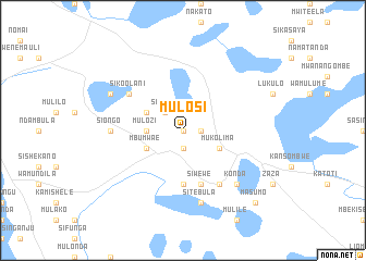 map of Mulosi