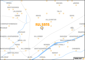 map of Mulsans