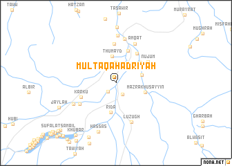 map of Multaqā Ḩadrīyah