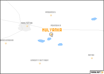 map of Mulyanka