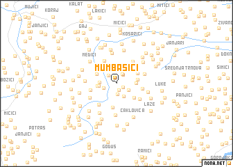 map of Mumbašići